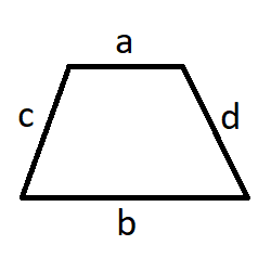 area via diagonals and angle between them