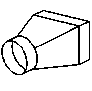 round-to-rectangular transition