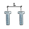 Minimum bolt spacing